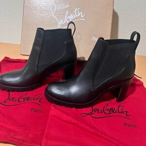Christian Louboutin Black Heeled Boots